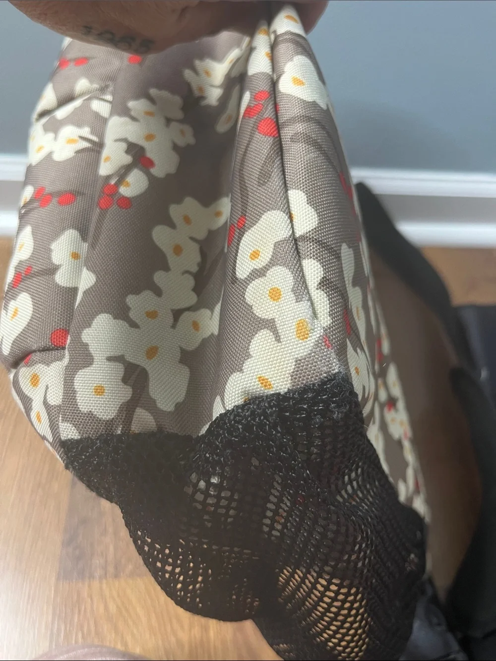 Skip Hop Cherry Blossom Stroller Tote Diaper Bag with Changing Pad